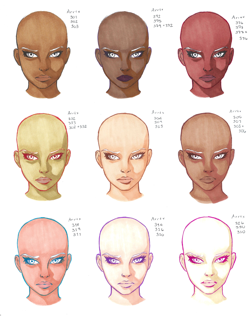 Deviantart Model Faces Female Face - Set 2 by LumaCruz on DeviantArt