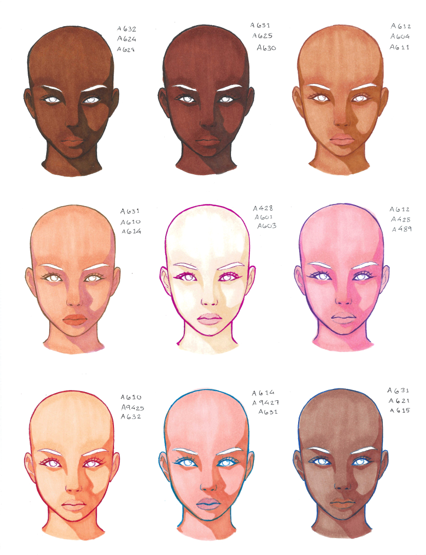 Deviantart Model Faces Female Face - Set 4 by LumaCruz on DeviantArt