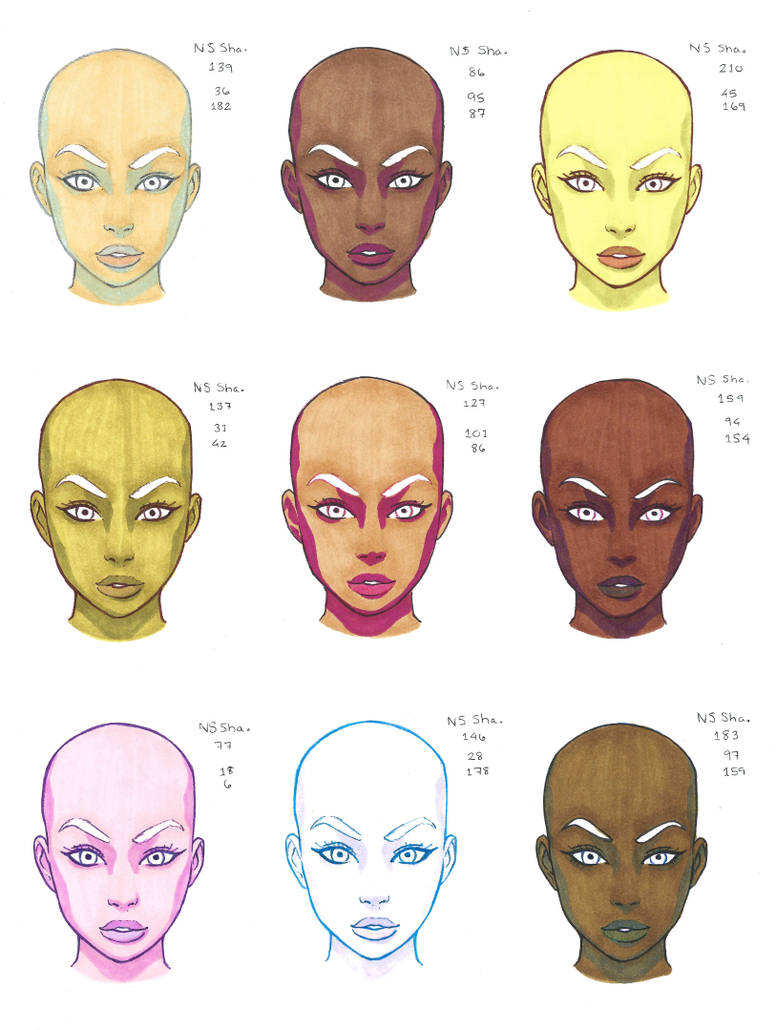 Deviantart Model Faces Female Face - Set 15 by LumaCruz on DeviantArt