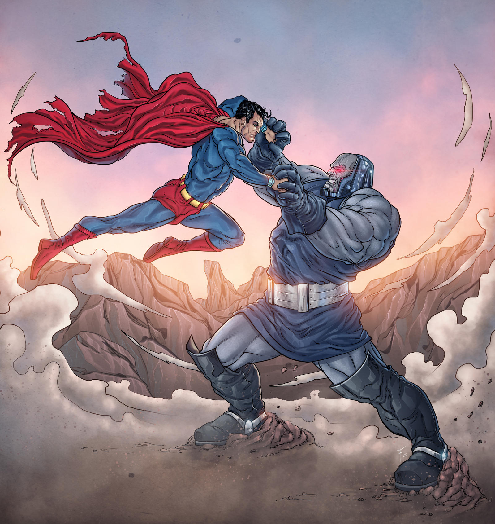 Superman VS Darkseid by Mariano1990 on DeviantArt
