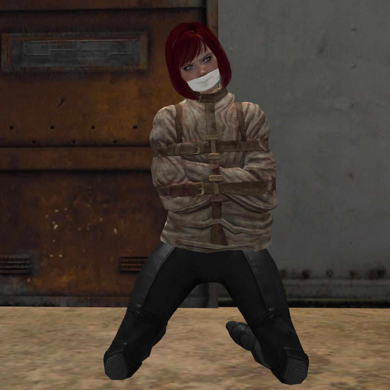 Straitjacjet Kinktober Day 24. Straitjacket by Ordinary-Bound on DeviantArt
