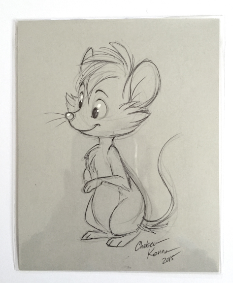 Mouse Ink Sketch