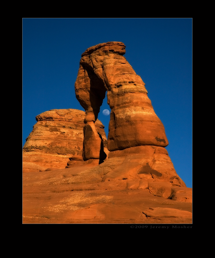 Moonrise at Delicate Arch