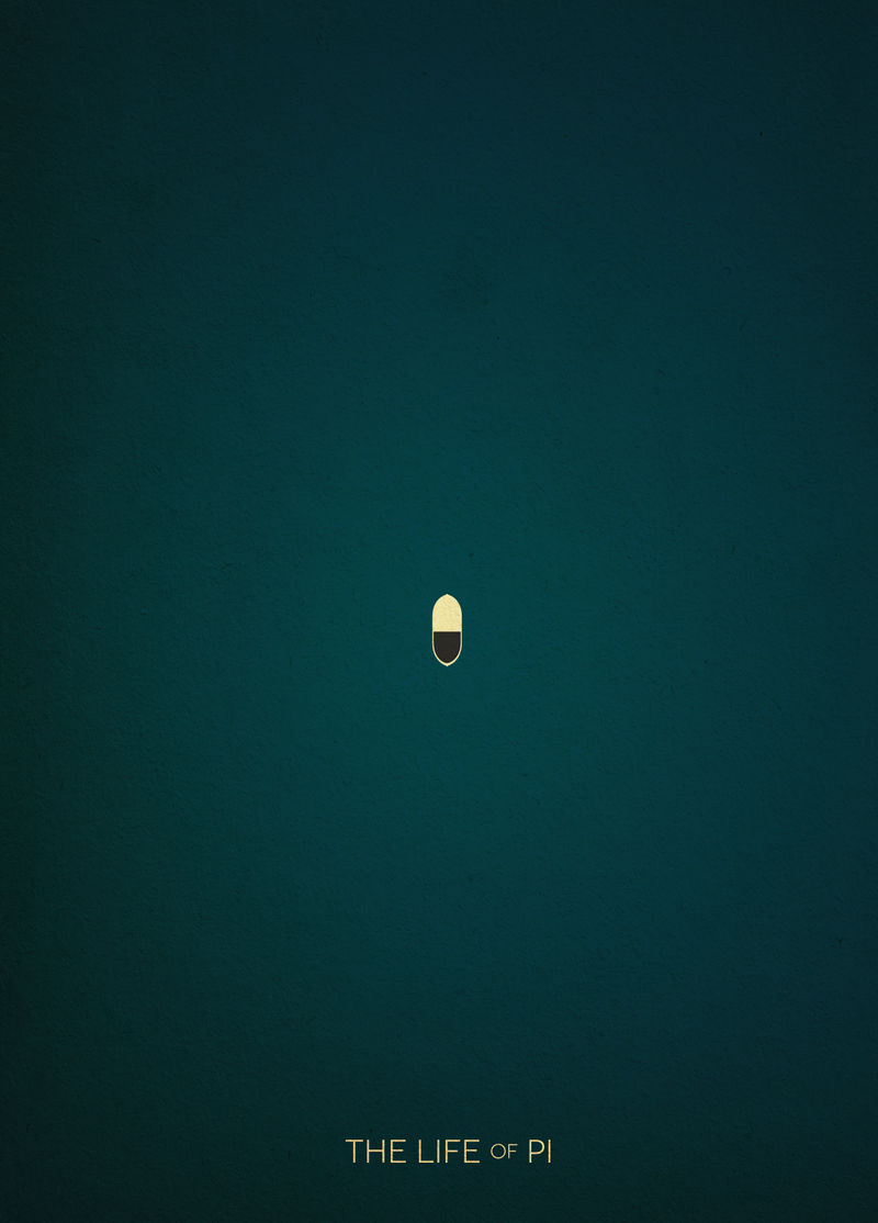 Life of Pi - minimalist poster by czety on DeviantArt Life of Pi - minimalist poster by czety on DeviantArt