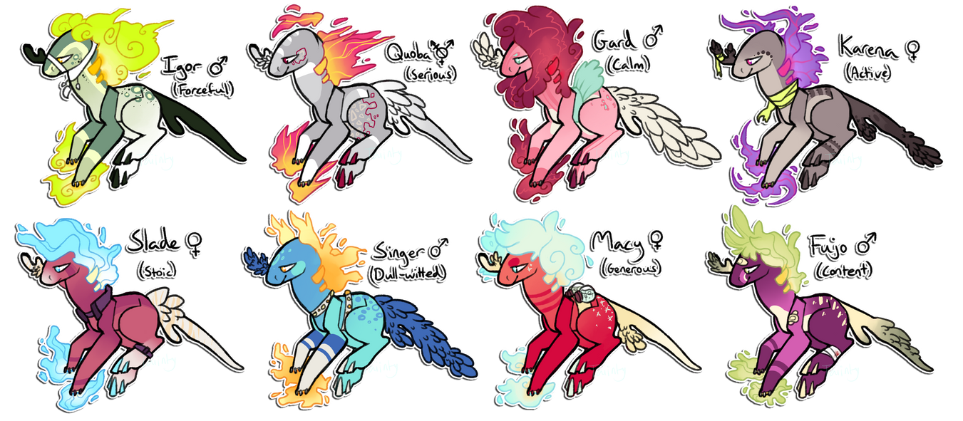 (READ RULES) Vulcator Background Characters by ThisAccountIsDead462