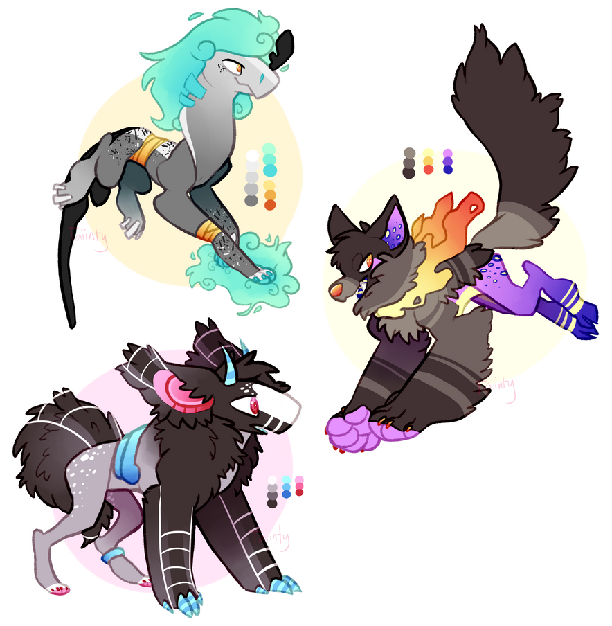 CLOSED OTA Rare Cuilleck/Vulcator/Venunchor by ThisAccountIsDead462