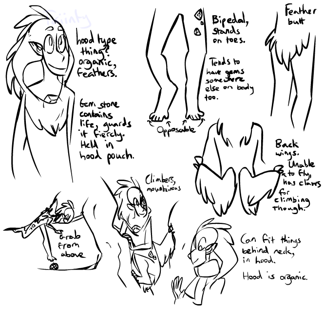 Humanoid species concept by ThisAccountIsDead462