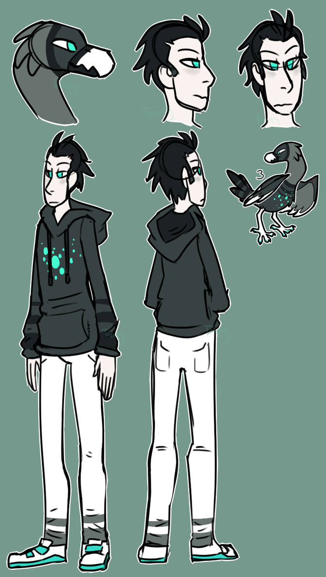 Sh4rkByt3 Human Design (from bird) by ThisAccountIsDead462