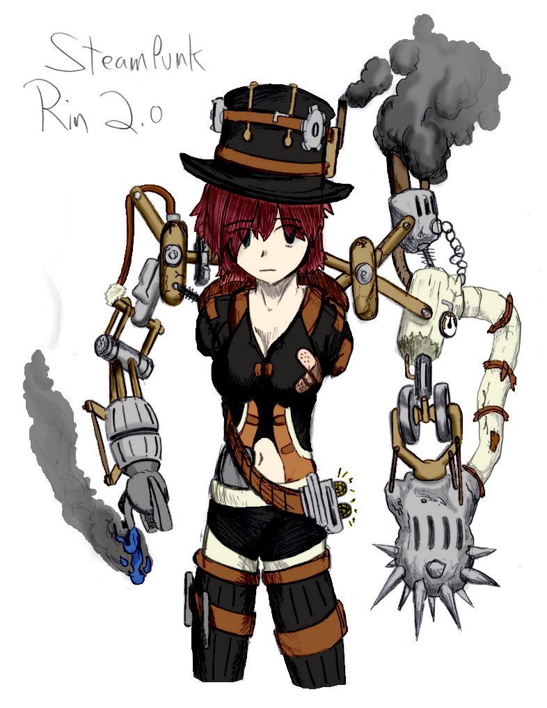 Steampunk Rin 2.0 (Colored by TheDwarfLard)
