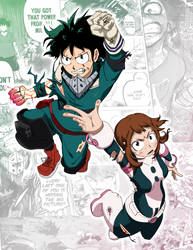 MHA Deku and Uravity Into Battle!