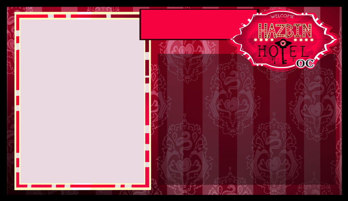 Hazbin Hotel Card Template by TsunaKisuke on DeviantArt