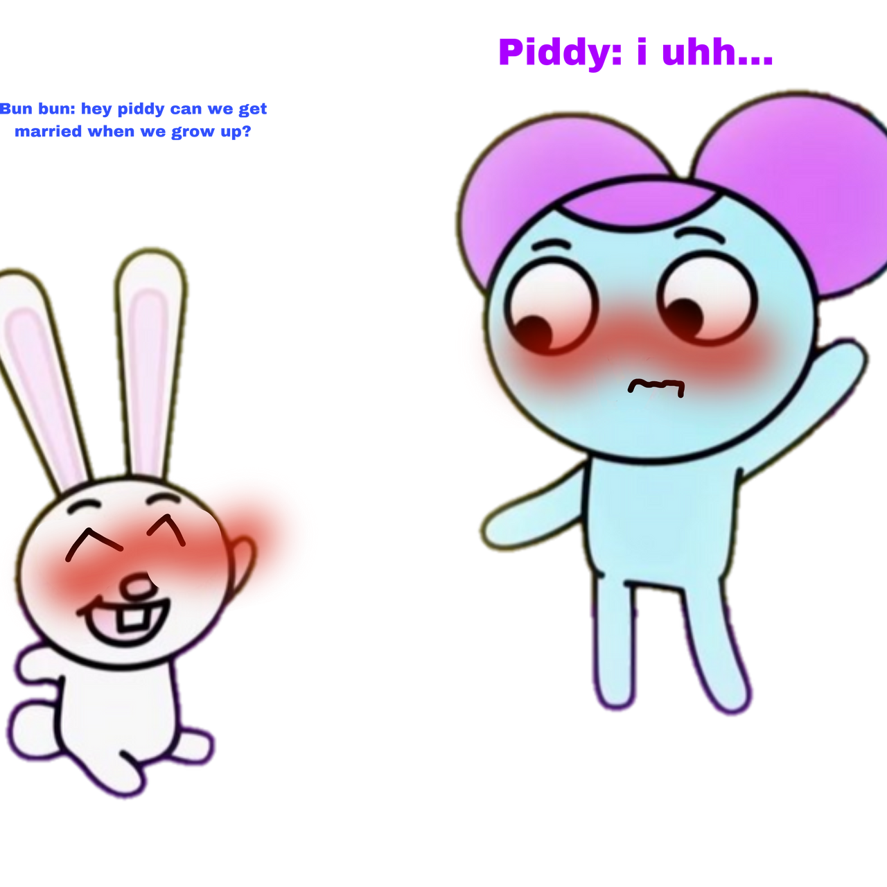 Bun bun x piddy by mymelody216 on DeviantArt
