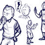 Tintin Sketches