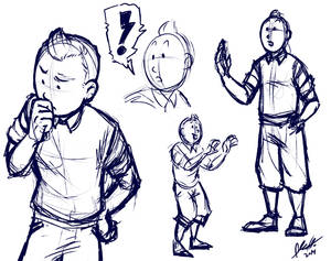 Tintin Sketches