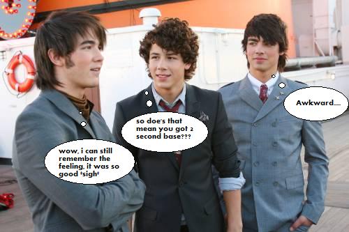 Jonas brothers funny situation by awkwardjoe on DeviantArt