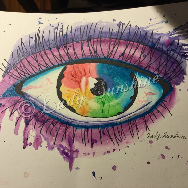 Rainbow eye