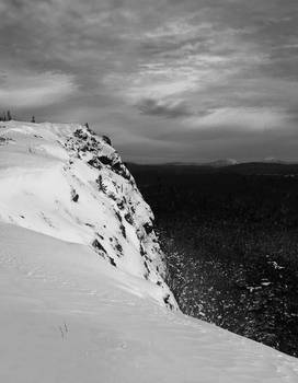 Snowy Cliff