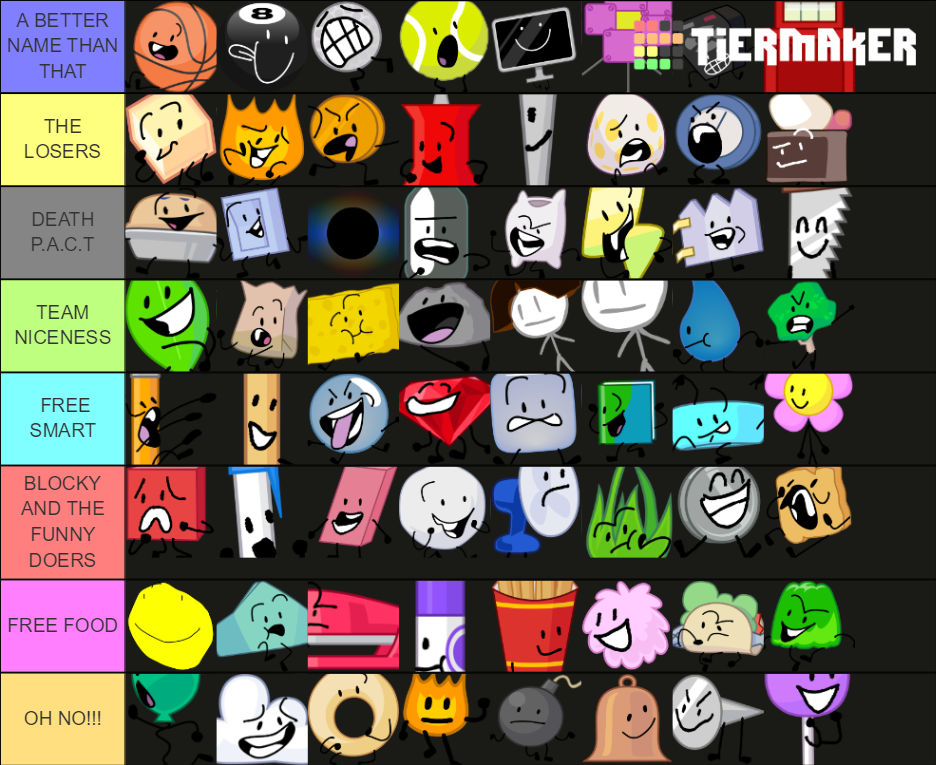 BFB Teams On My Way By Pizza731 On DeviantArt bfb-teams-on-my-way-by-pizza731-on-deviantart