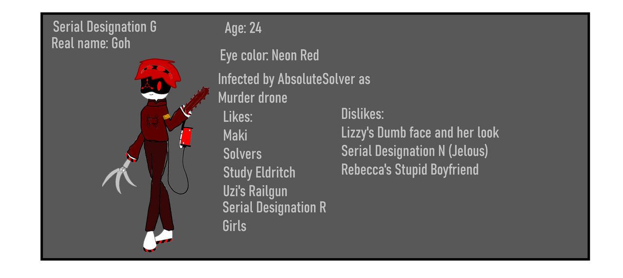 Serial Refrence Blue Serial Designation G Modern Refrence by wolfHunterAllysa on DeviantArt