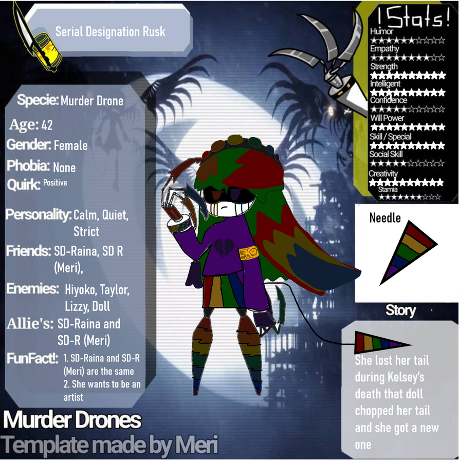 Serial Designation Rusk Modern Refrence by wolfHunterAllysa on DeviantArt