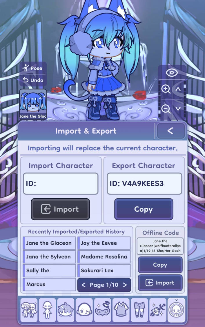 Jane the Glaceon's code by wolfHunterAllysa on DeviantArt