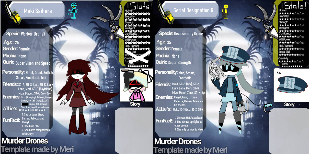 Serial Refrence Blue Maki and Serial Designation R modern refrence by wolfHunterAllysa on ...