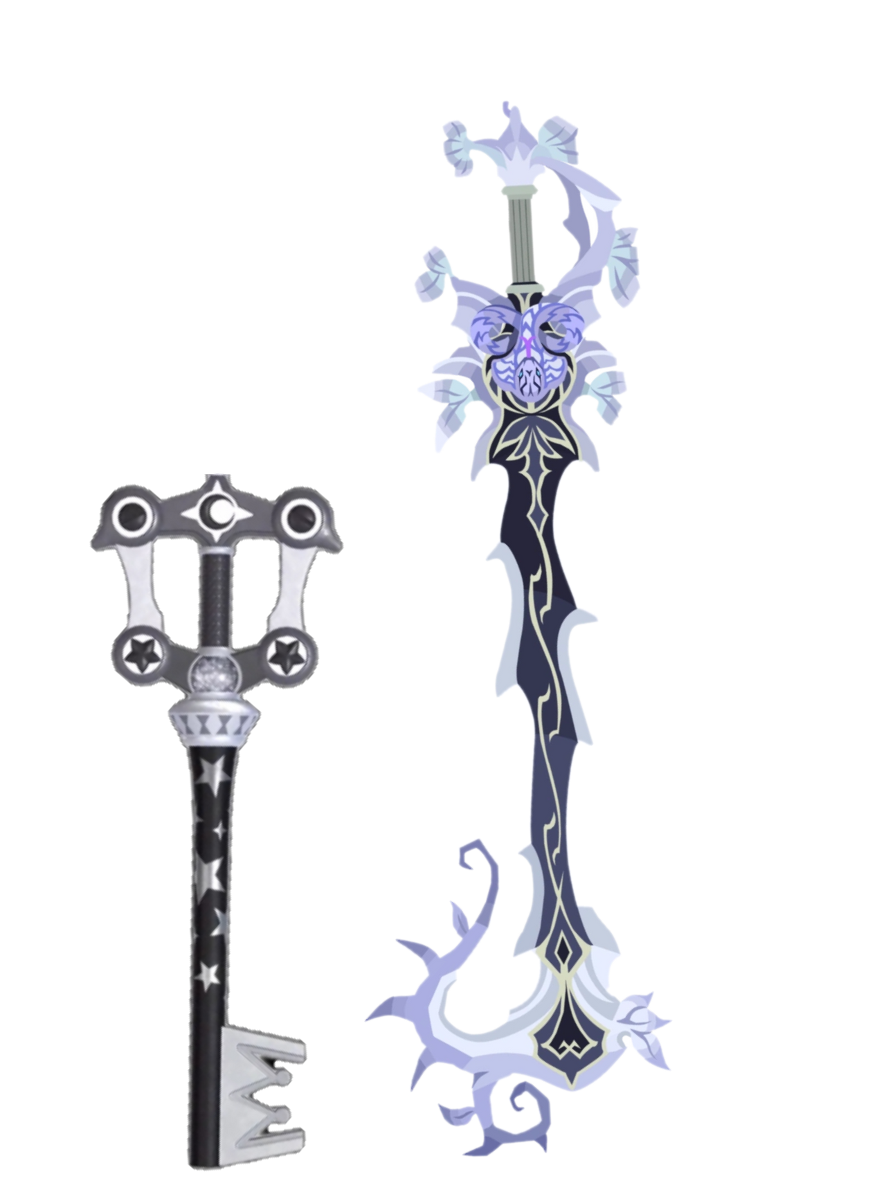 Adam and Lex's Keyblades by wolfHunterAllysa on DeviantArt