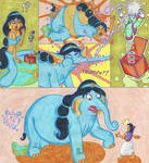 Djinn-in-a-Box - The Pachyderm Princess by Blockdasher91
