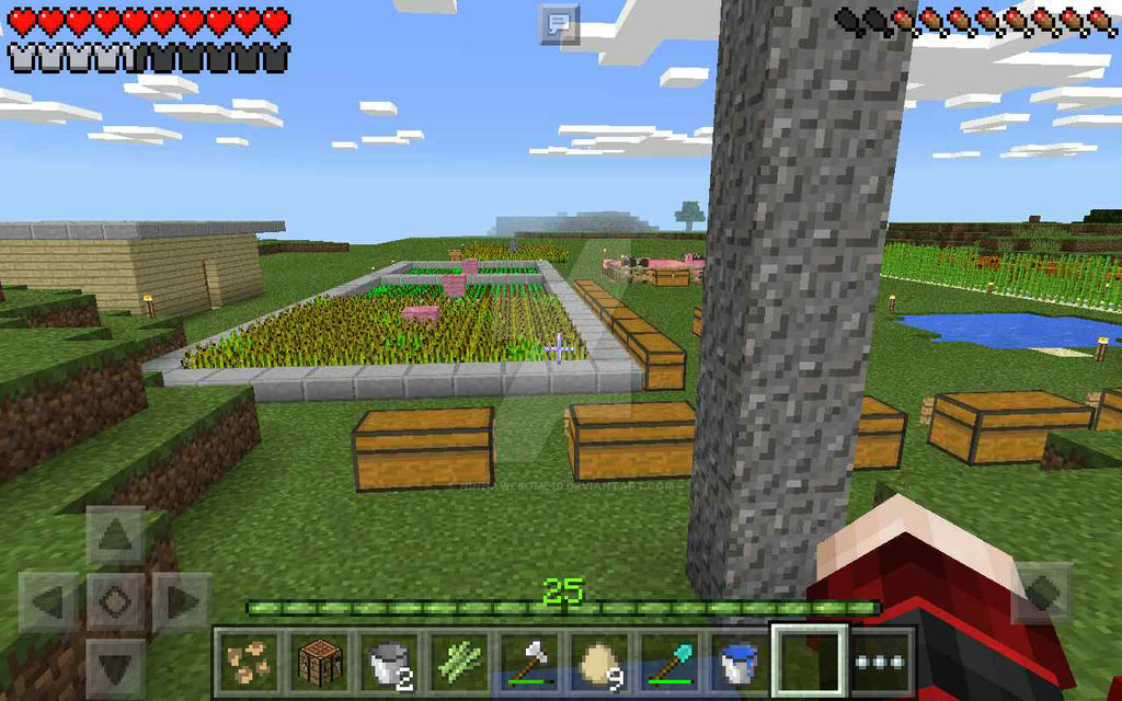 My Minecraft farm by Ninhawesome10 on DeviantArt