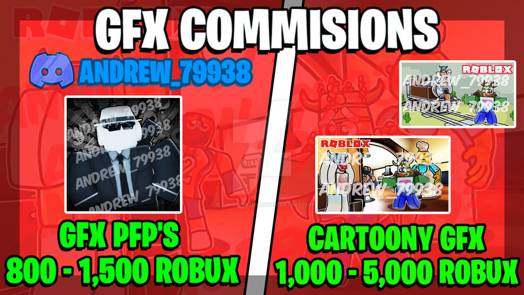 2k Robux Pfp GFX Commissions for Robux by blobsaverstudios on DeviantArt