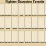 Challenge Fighter Character Favorite