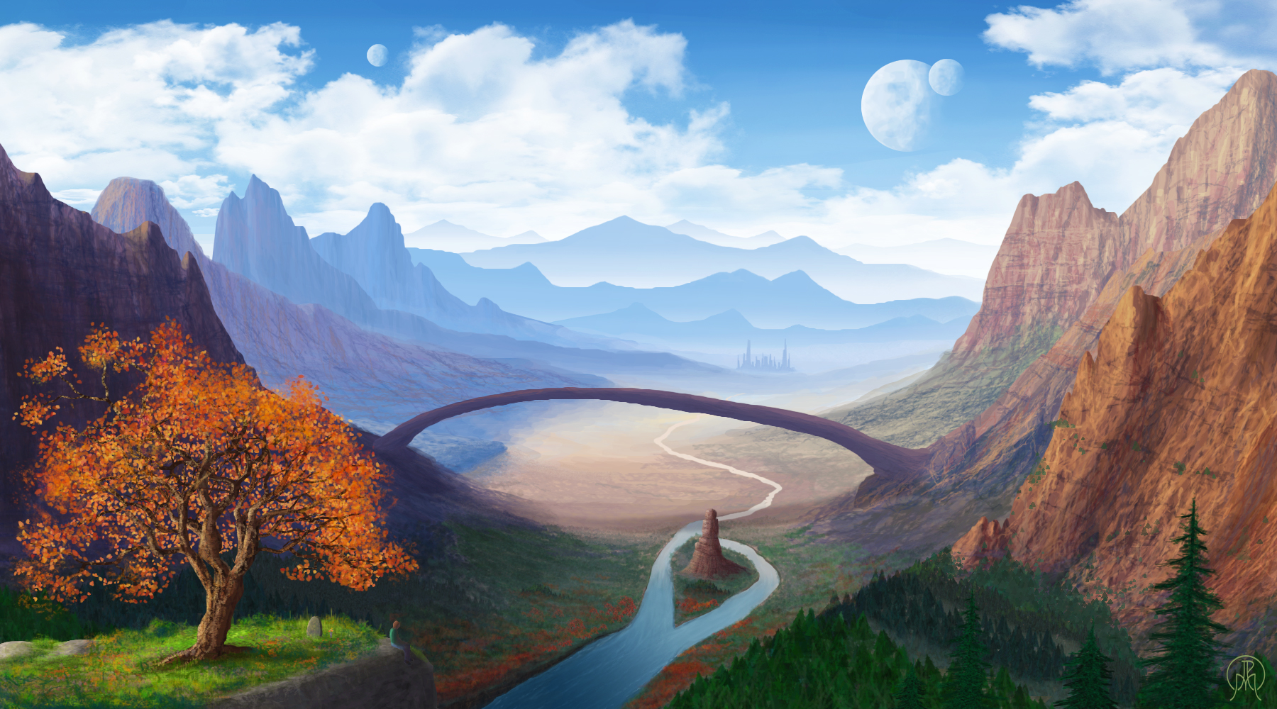 A Canyon View by Spacepretzel
