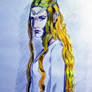 Galadriel colored pencils  drawing