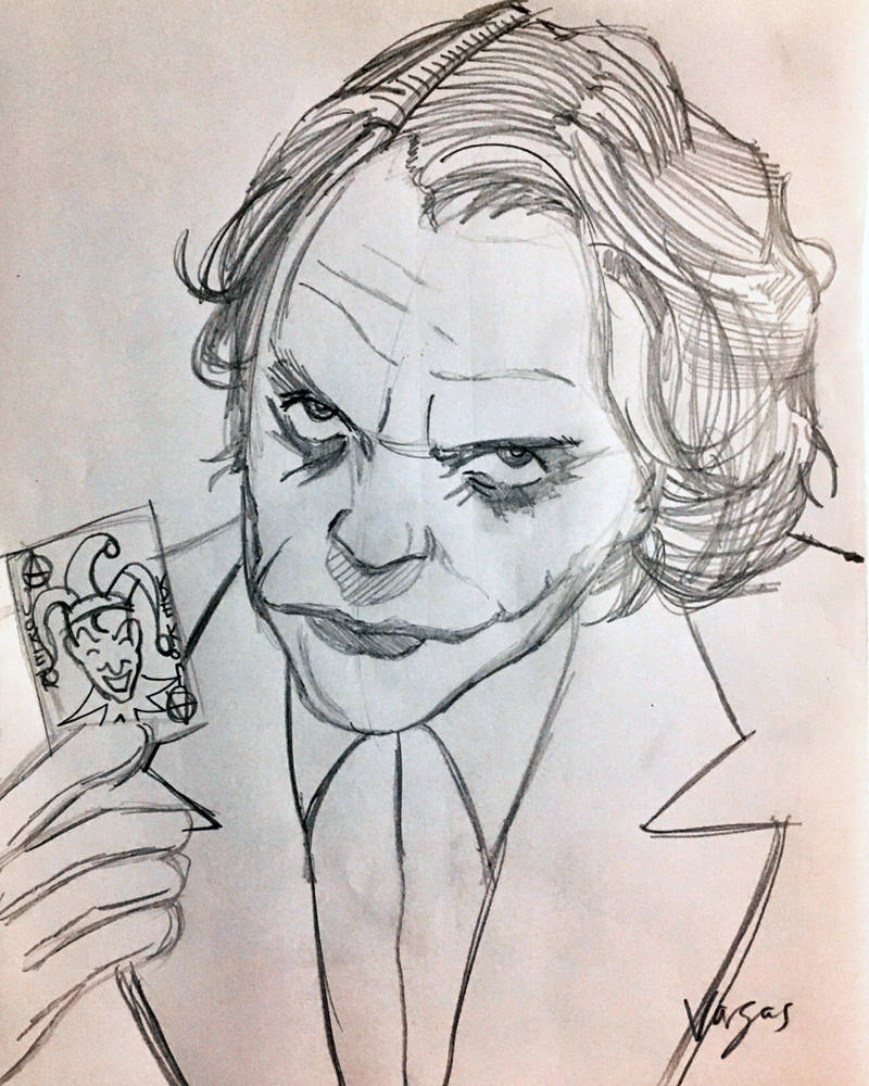 Joker pencil drawing by DrawIsaacArt on DeviantArt