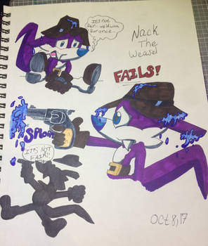 Nack the Weasels Fail Colored!!