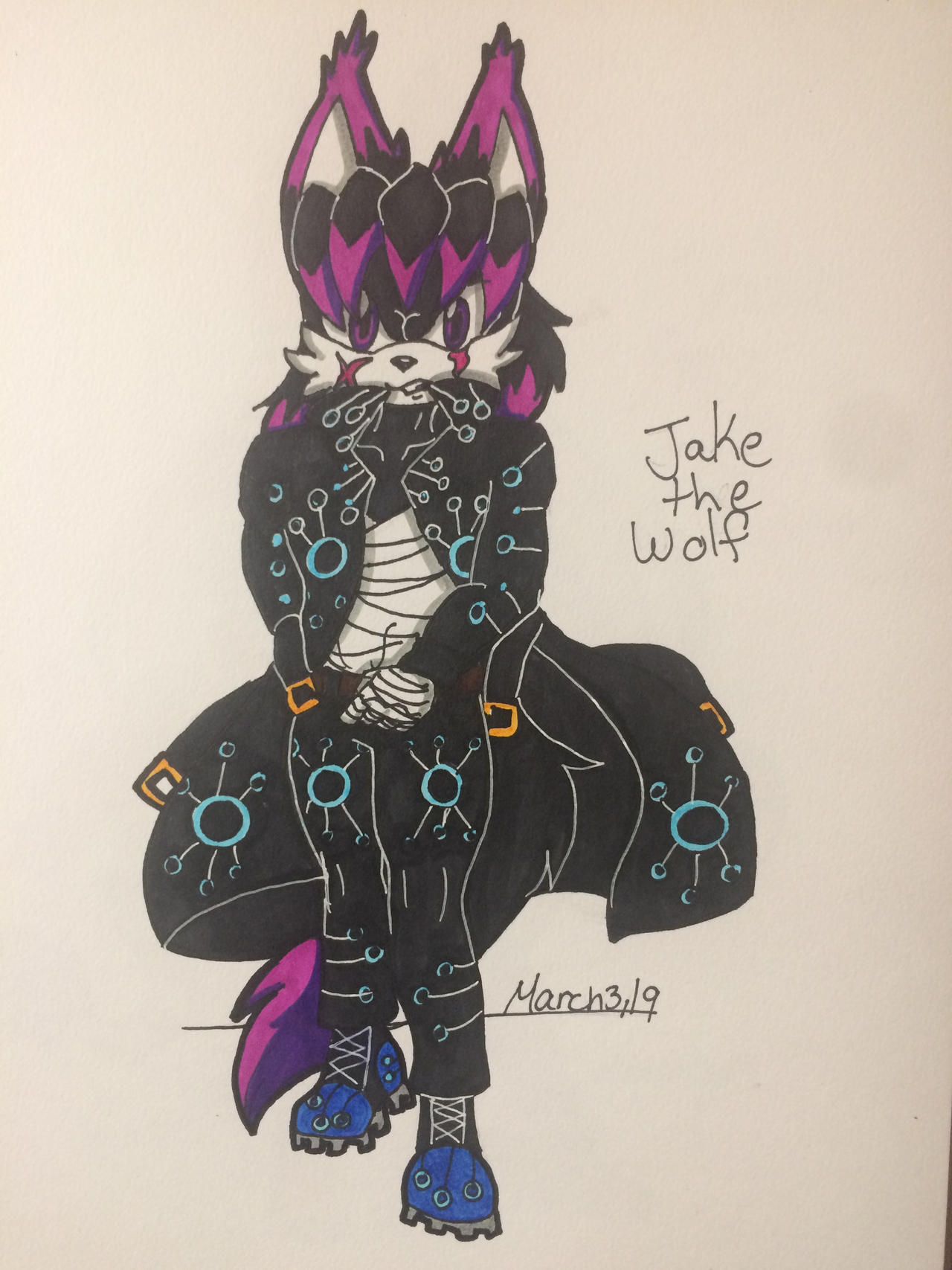 Wolves With Jake Jake the Wolf Redraw Colored! by MatakietheHedgewolf on DeviantArt