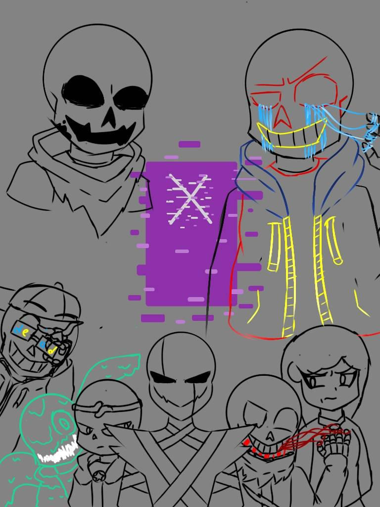 Undervers Poster sketch of an underverse poster alternative version by boros7 on DeviantArt