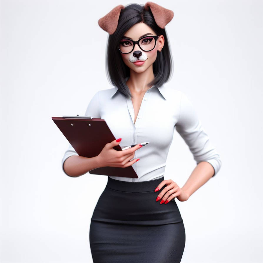 Mouse Secretary Dog secretary says go to your meeting by mtweng on DeviantArt