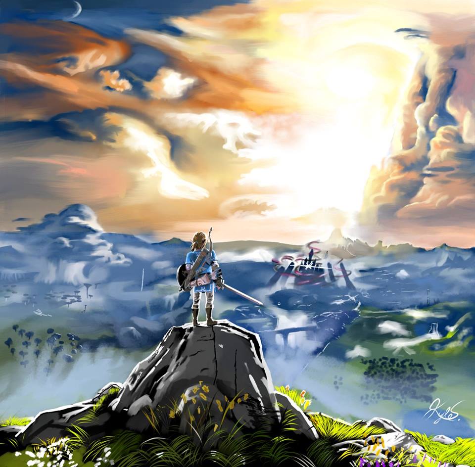 Premium AI Image  The legend of zelda : breath of the wild wallpaper