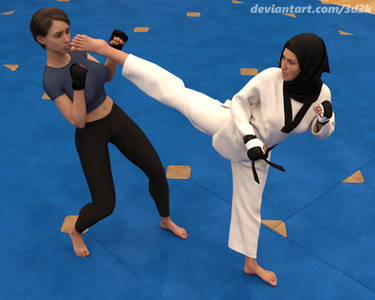 Amirah - full contact sparring (part 3)
