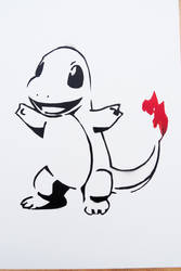 Charmander Pokemon Stencil