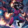 Rocket Raccoon is making a mess... Again!