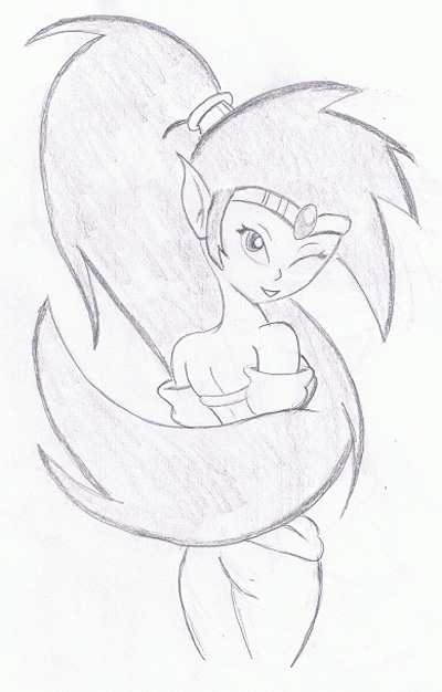 Shantae Drawing