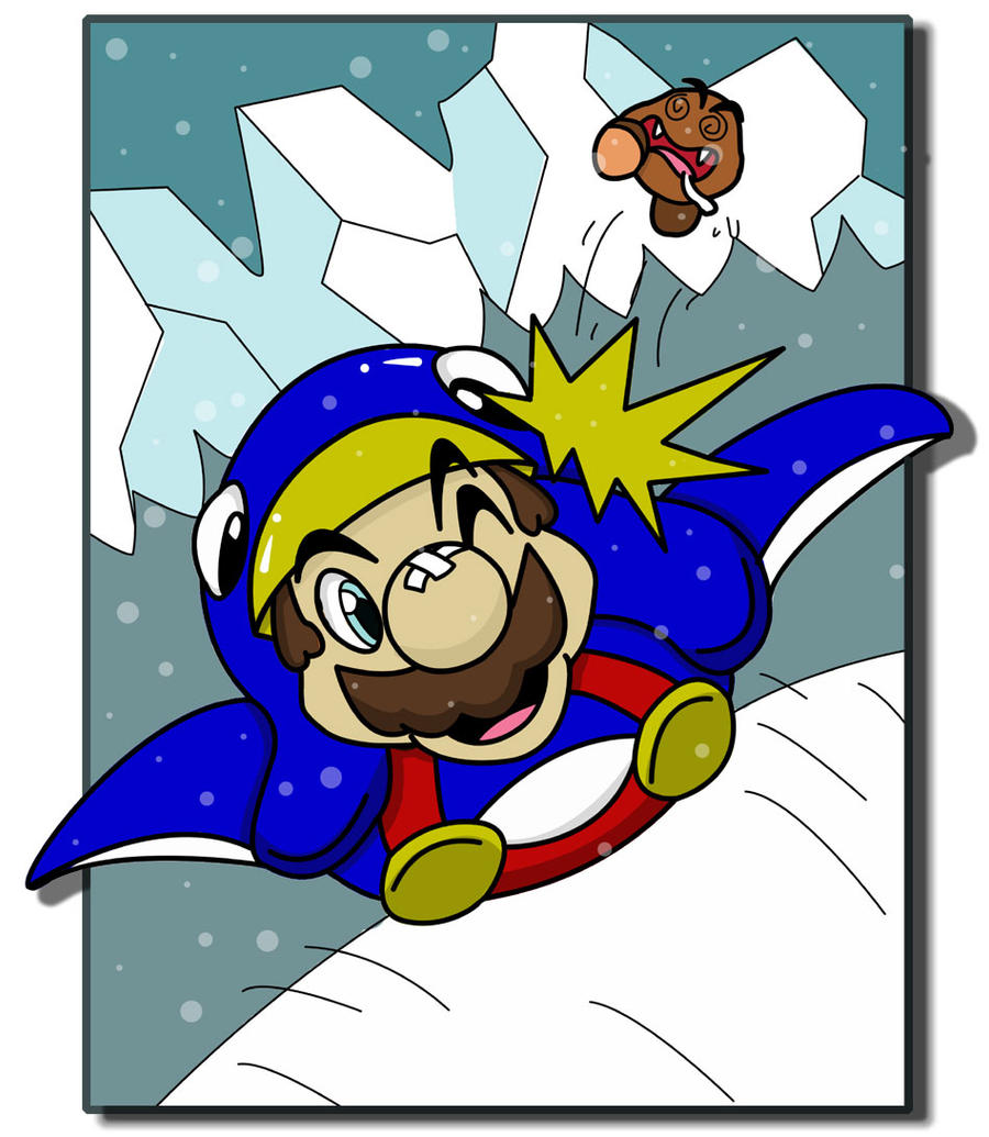 Mario Slipping Slip Slidin Away by gamepal on DeviantArt