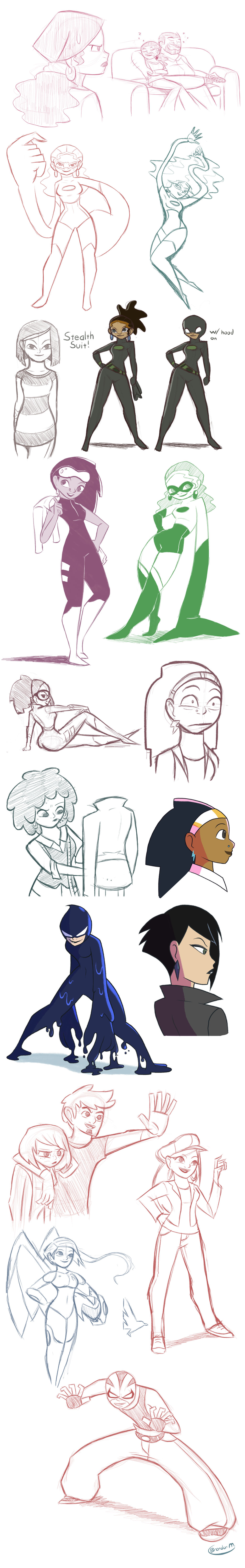 Game Pal Deviantart Deviantart Character Sketches 8 by gamepal on DeviantArt