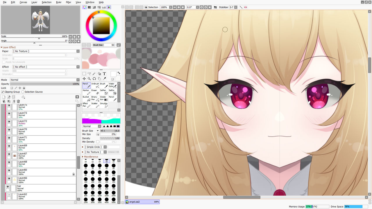 HOW I COLOR HAIR by Pawi-senpai on DeviantArt