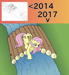 Draw It again - Fluttershy at the river