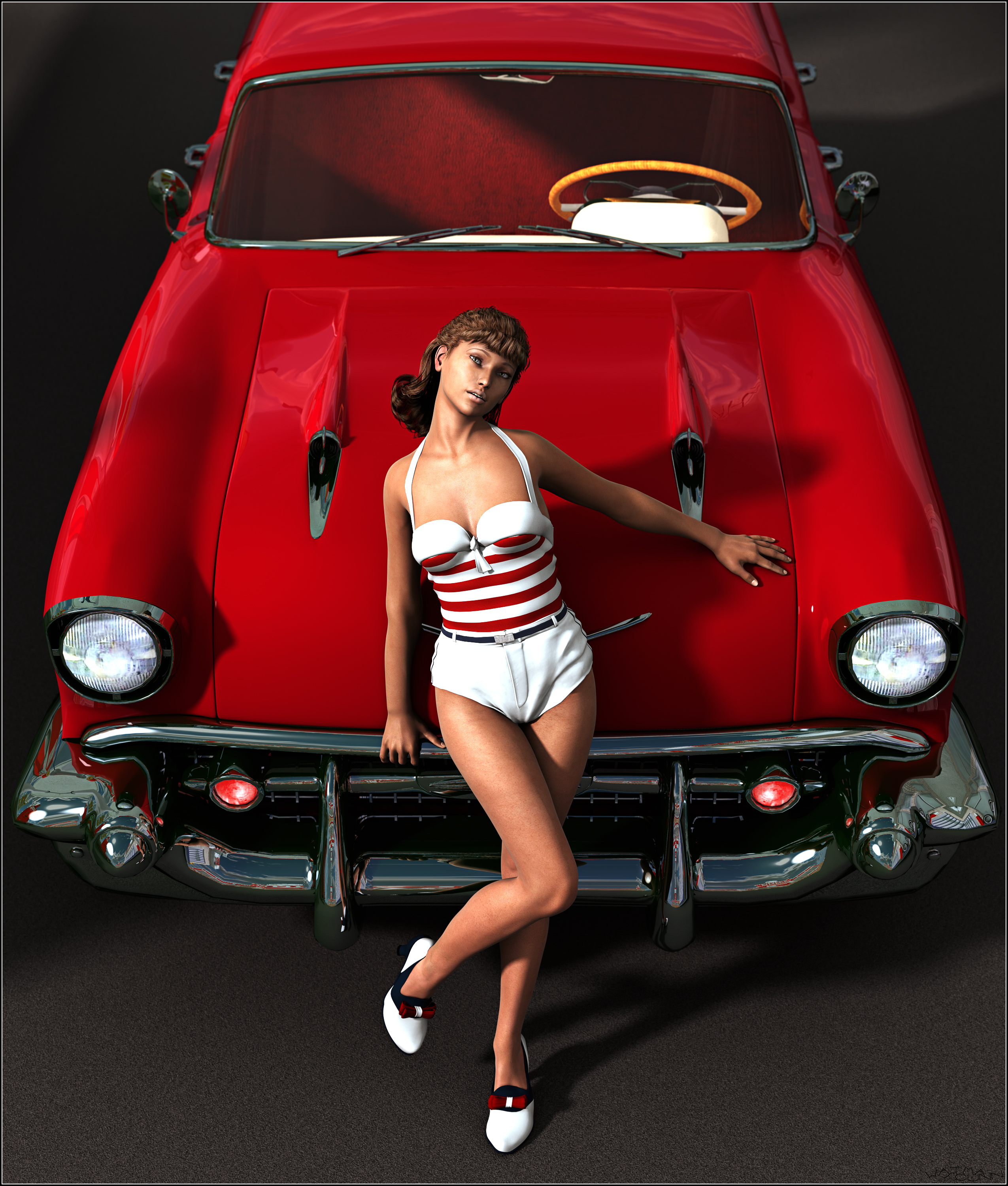Deviantart Woman Car Cars 'n' Girls (3) by Sedorrr on DeviantArt