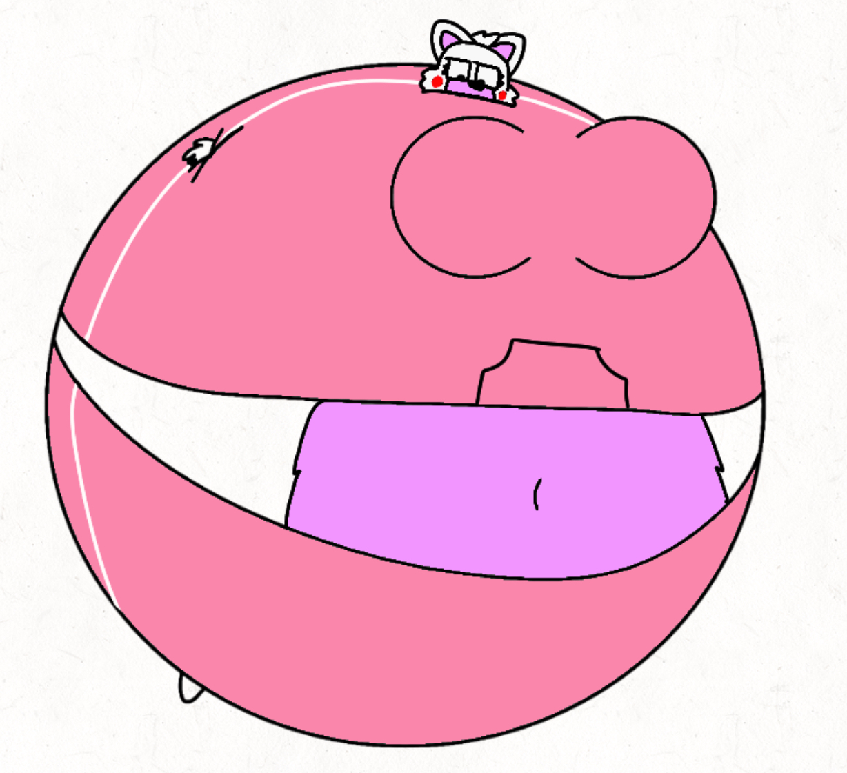 Pink Player Inflation Mangle Pink Tracksuit Inflation by flumbo12345 on DeviantArt