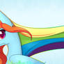 long hair!Rainbow Dash